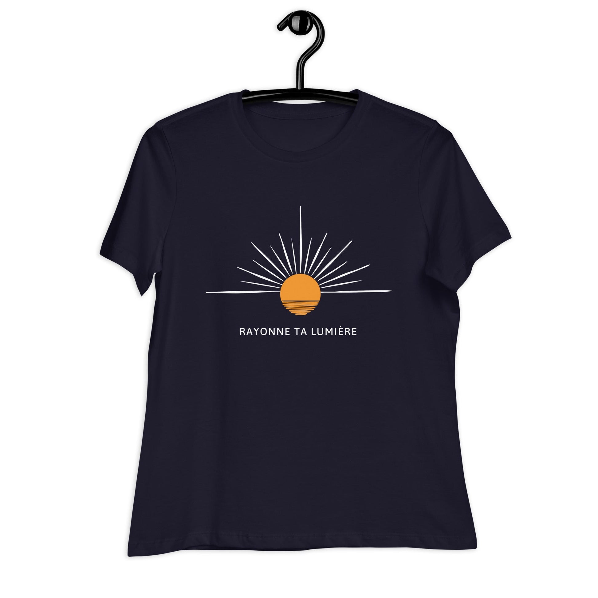 T-shirt "Rayonne ta lumière" - Élégance et inspiration au quotidien -t-shirt pour femme