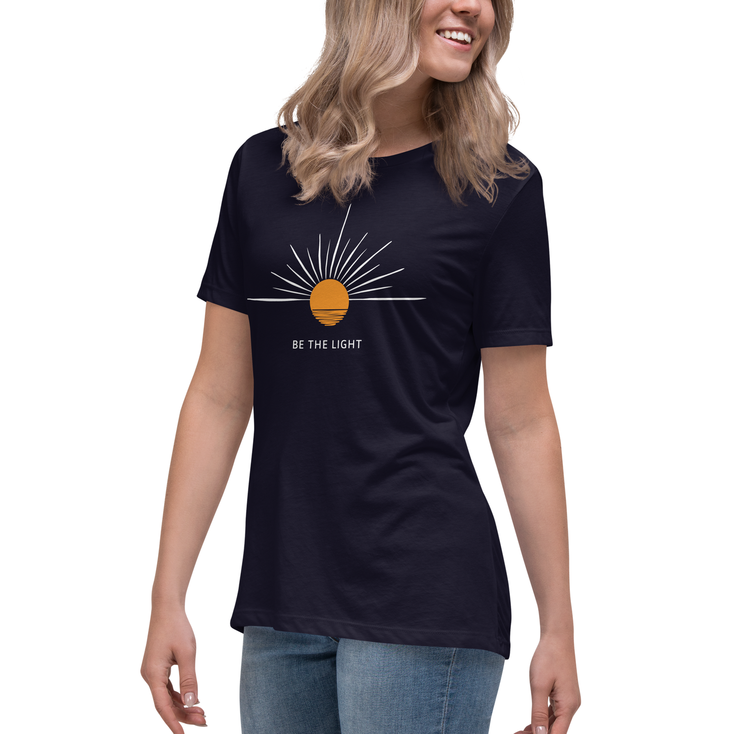 "Be the Light" T-Shirt - Inspire and Shine - comfortable women's t-shirt