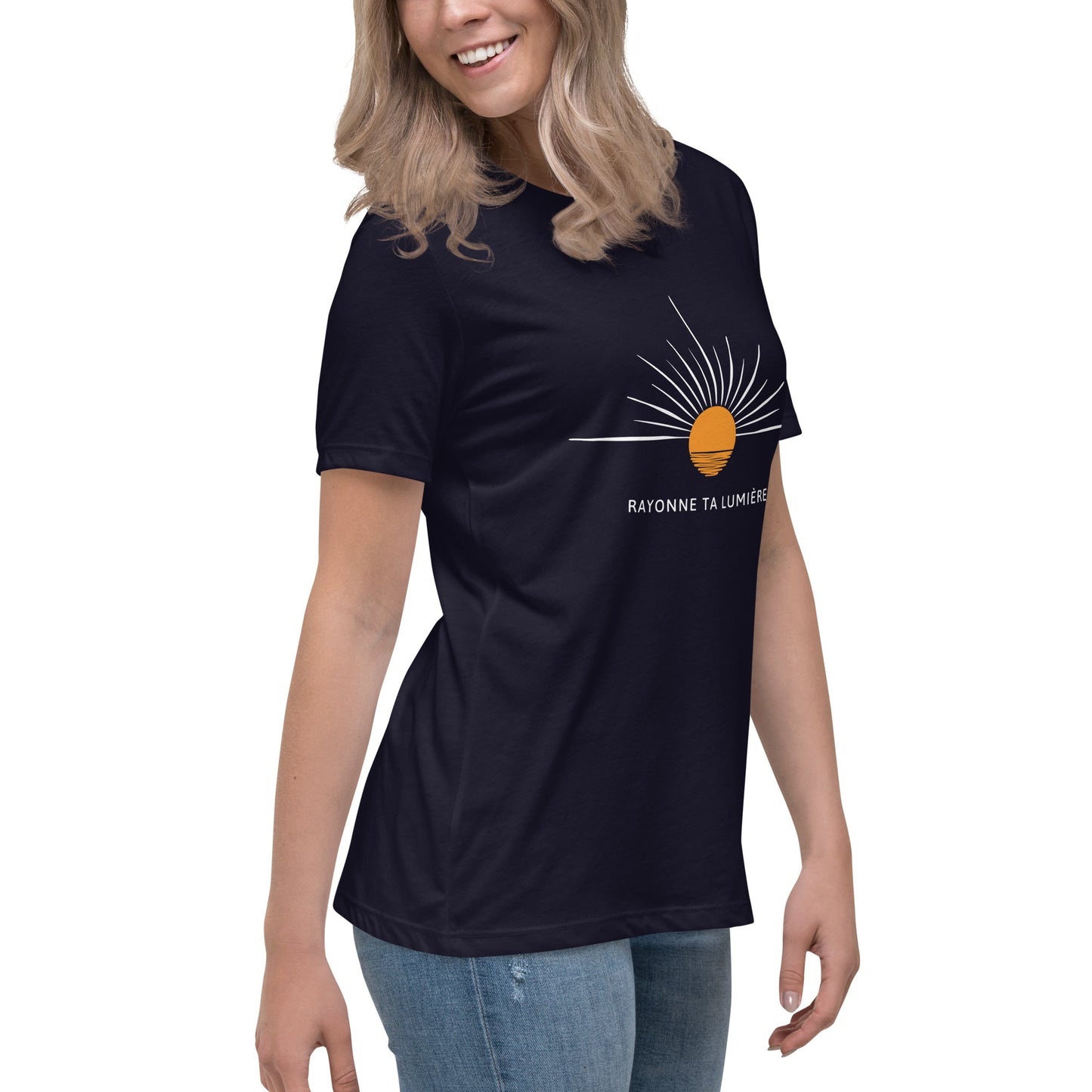 T-shirt "Rayonne ta lumière" - Élégance et inspiration au quotidien -t-shirt pour femme